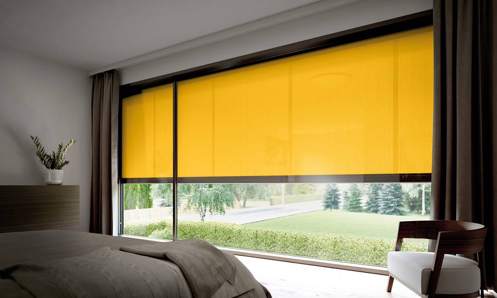 Get to add security and privacy to your home with motorized blinds!