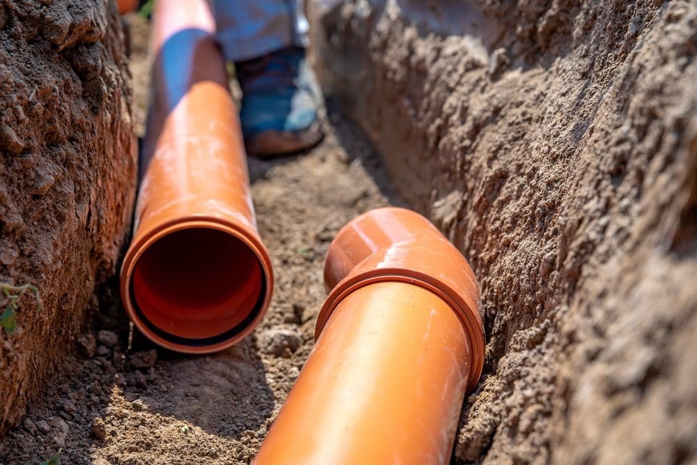 What steps do you take to minimize damage during sewer repair?